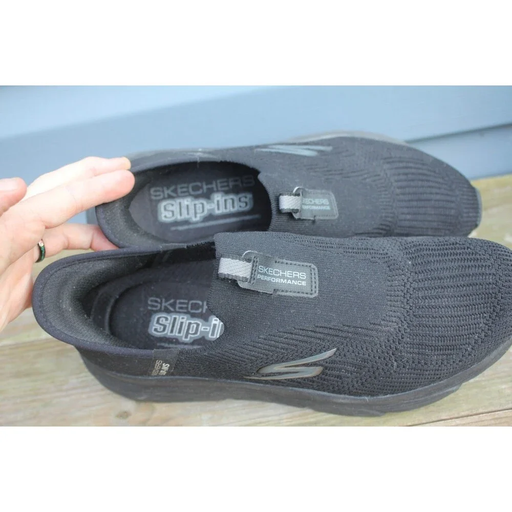 Skechers Slip-ins Comfort Soft Mens Shoes Black Size 9 220389 Stretch 10-23 NICE